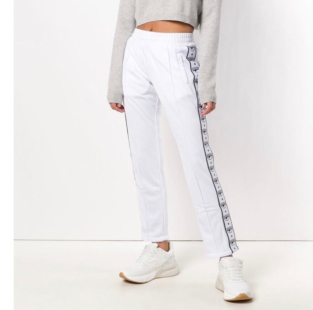 NWT Limited Edition Chiara Ferragni 80’s white jogging pants SZ Medium